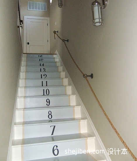 2017現代風格別墅室內精品木質樓梯護欄裝修效果圖