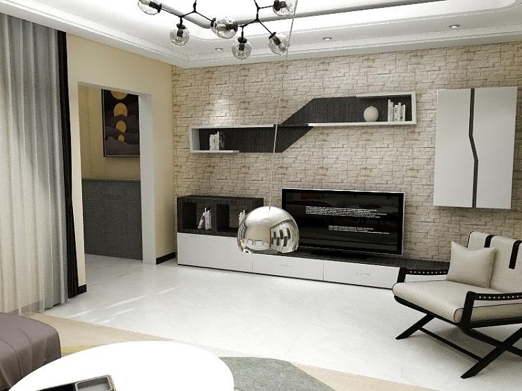 別墅客廳效果圖