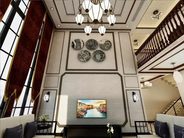 別墅挑空客廳二