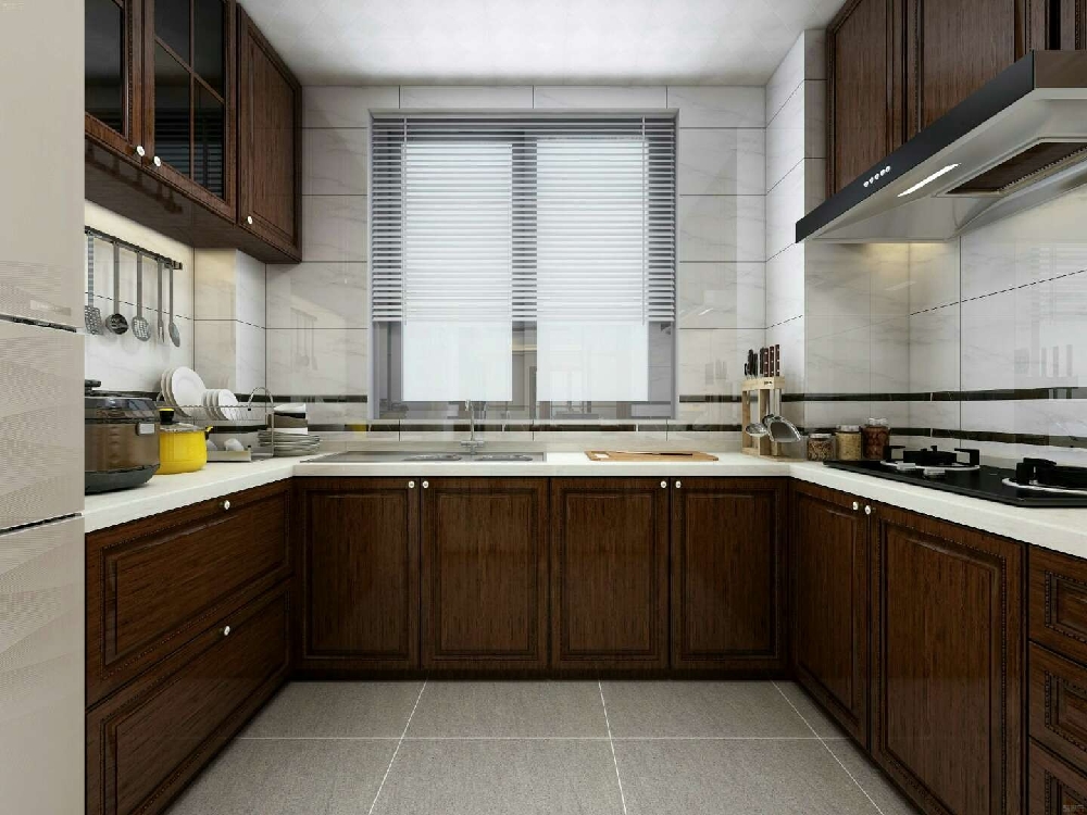 潮白河120平米三居簡約中式風格10381333