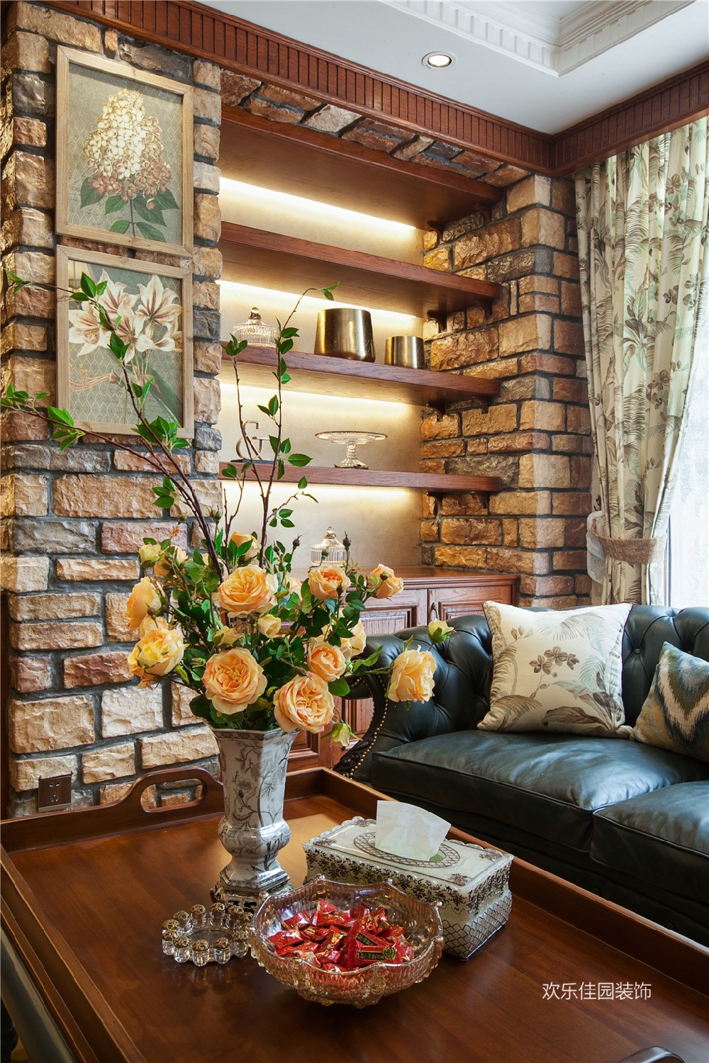 美式鄉村風格玉溪山水佳園別墅10420700