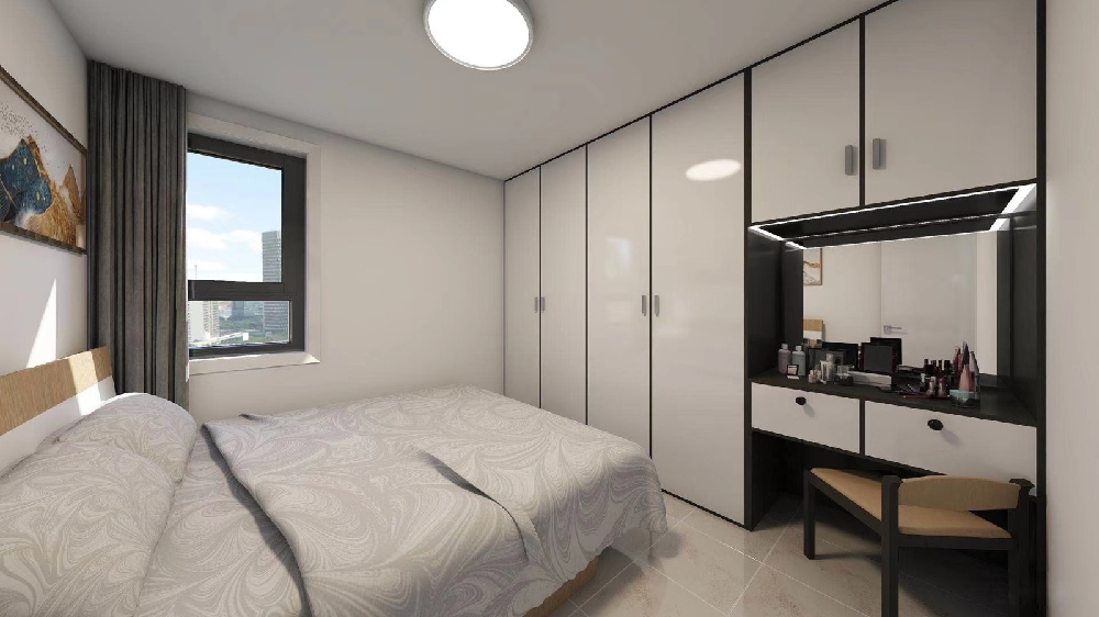 大黃莊75平兩室一廳現代簡約風戶型改造11029024