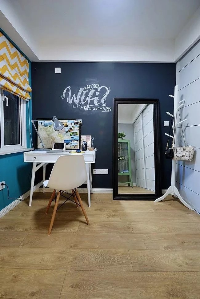 87㎡現代北歐，電視墻的隱形門11166810