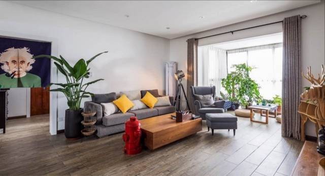 128㎡婚房擁有了茶室、書房和3個臥室!11236757