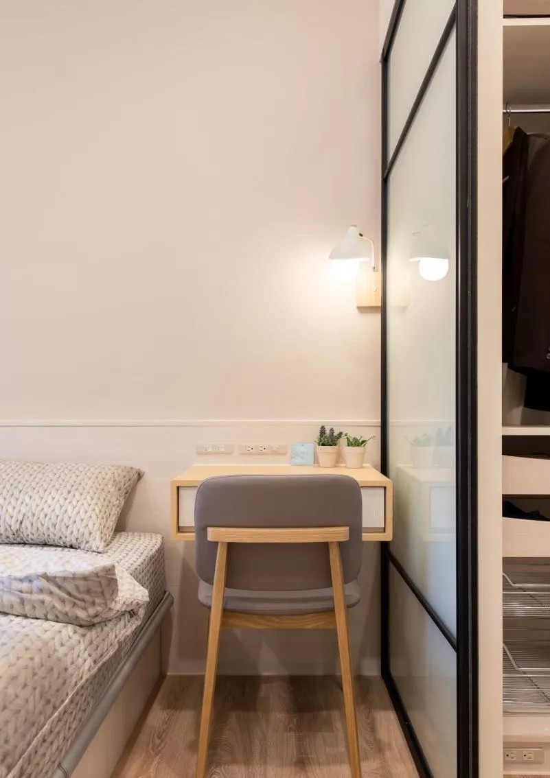 100㎡現代,鏤空玄關隔斷柜，質樸文藝11243861