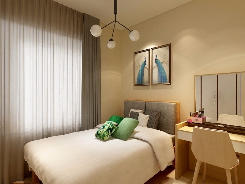 38㎡的格局，現代簡約一居室11738876