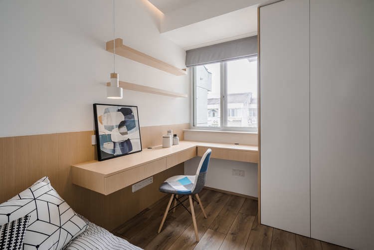 儲物柜+樓梯，北歐原木風這么設計超實用！11829236