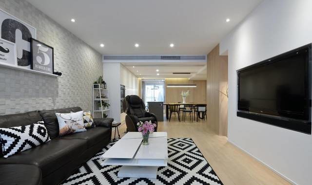 現代簡約大宅 活動書架效果不錯