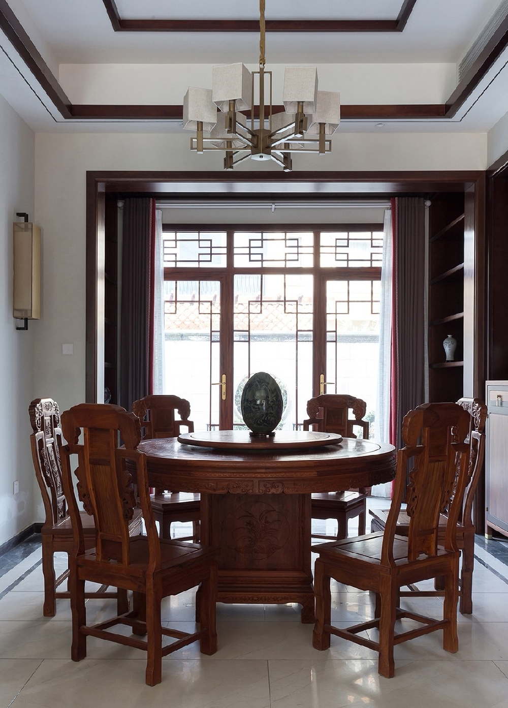 260平方中式風格設計紅木家具搭配設計12234743