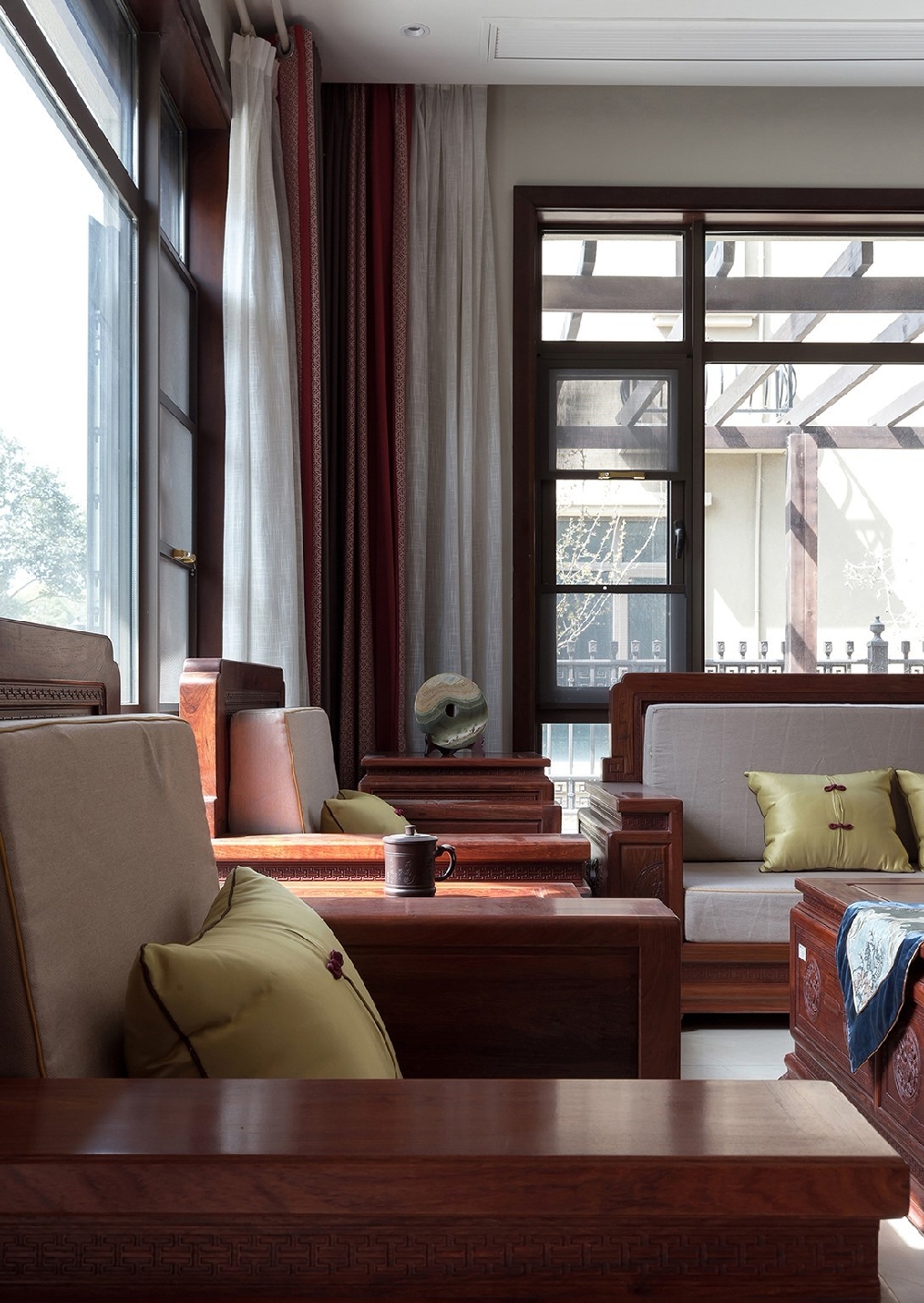 260平方中式風格設計紅木家具搭配設計12234742