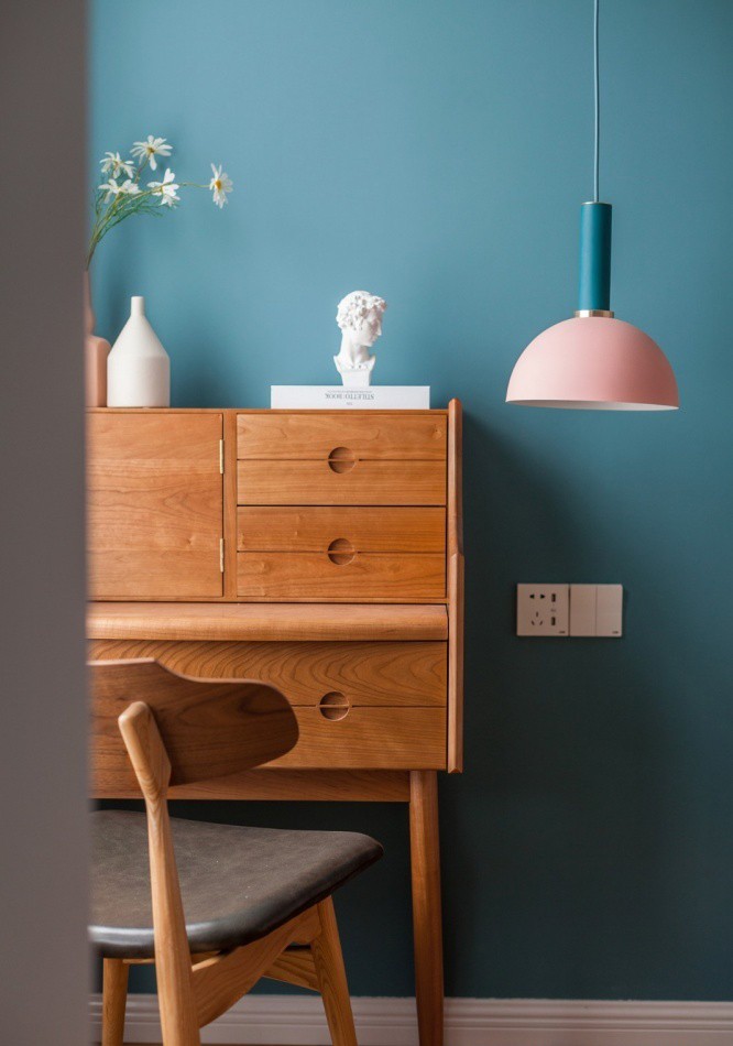 89m2 | 客廳做全面墻書柜+隱形門12480176