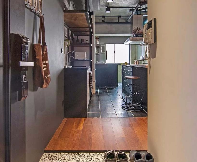 70平工業風個性三居單身公寓12542336