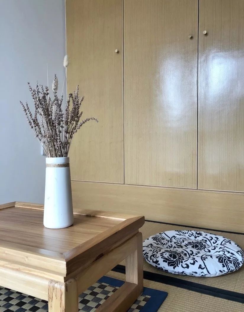 90㎡淺色中式原木，屏風隔斷美極了！13079149