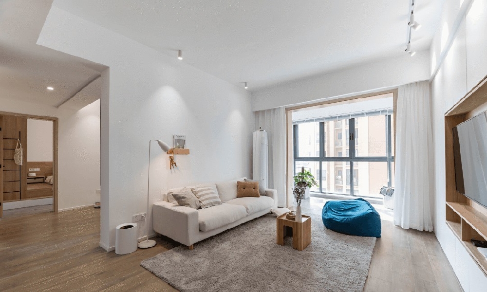 117㎡日式風，電視背景墻實用性逆天13938479