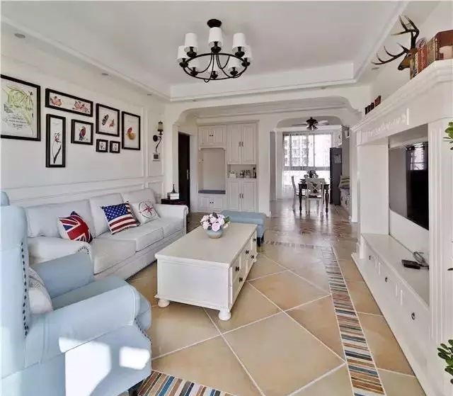 124㎡美式風，餐廳酒柜+卡座超級實用！14002301