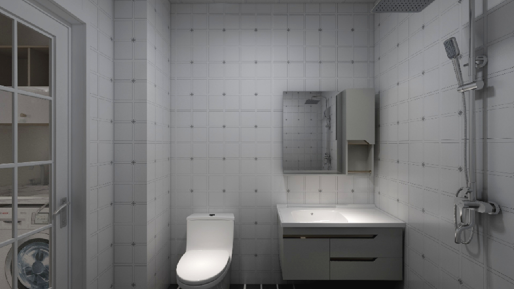 三室兩廳-90后夫妻現代混搭風格婚房14086624