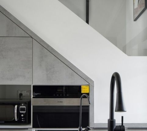 113㎡北歐復式奇葩閣樓這樣改造絕了14110487