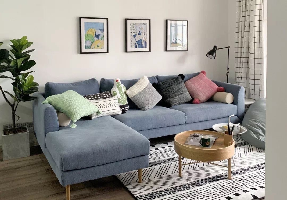 94㎡北歐，陽臺改造榻榻米太驚艷了！14562286