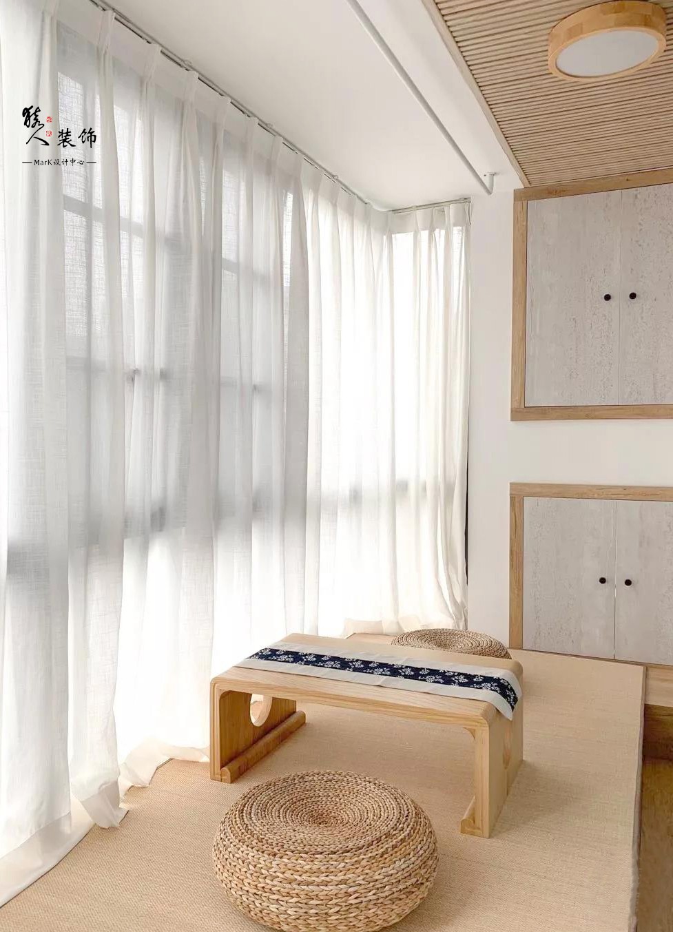 94㎡北歐兩居，陽臺榻榻米太驚艷了！14582275