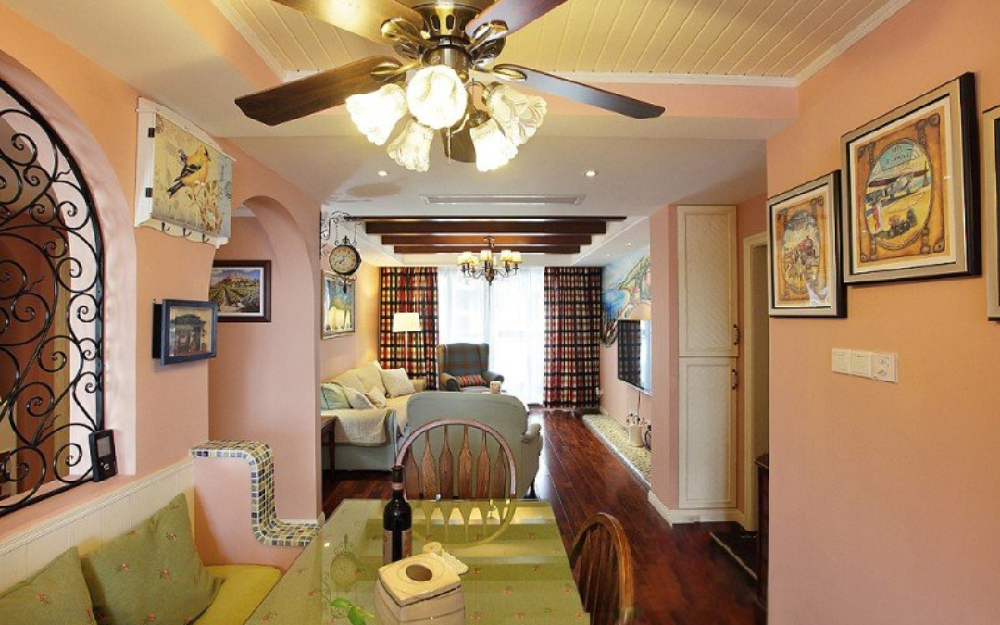 100㎡田園風格， 期盼已久的新家14916915