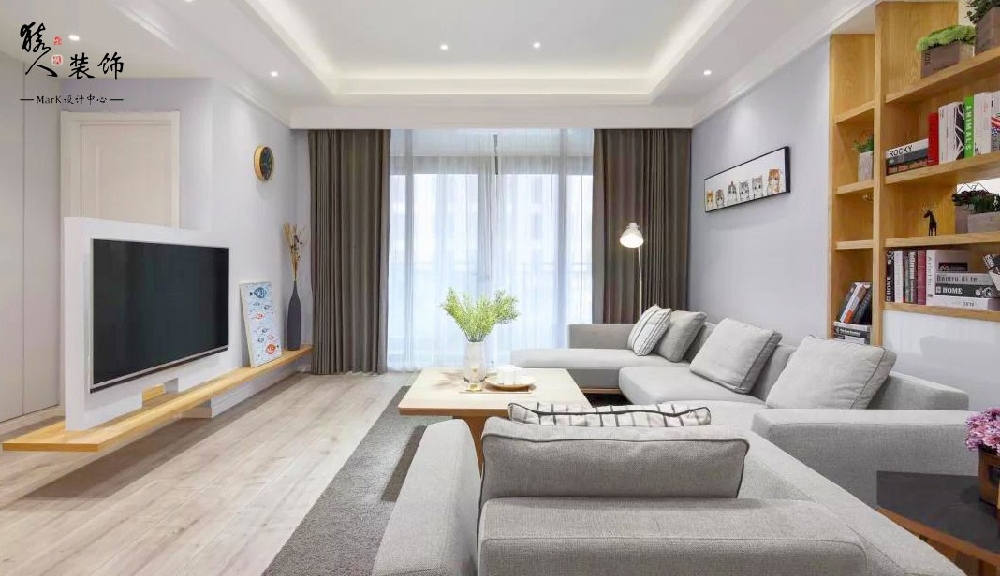 190㎡現代簡約，走廊墻面，實用美觀15063601