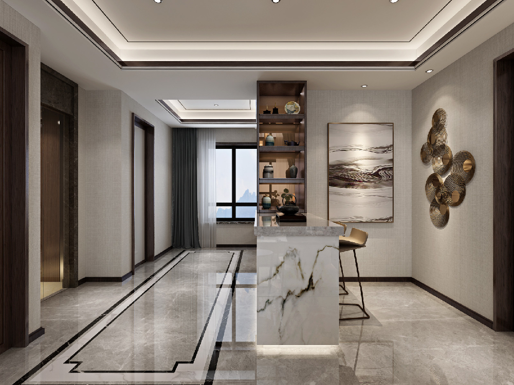 230平新中式怎么裝才好看，來看看他家15382177