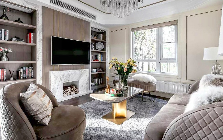 89㎡現代輕奢，浴缸竟然擺陽臺！15551844