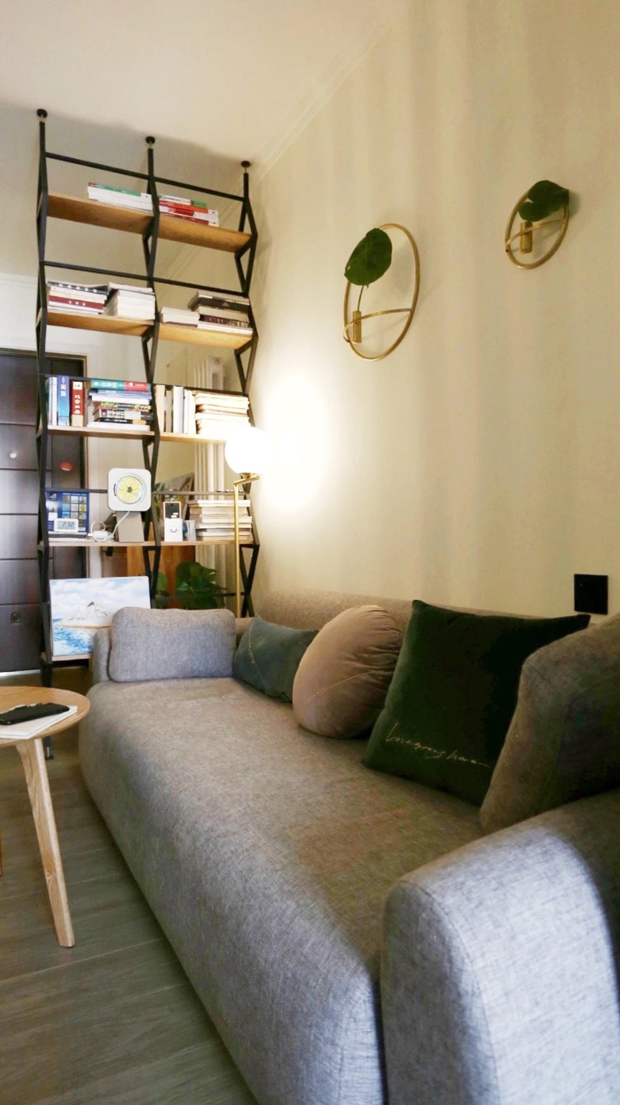 45㎡小戶型變一室兩廳，還有祖母綠輕奢墻16579976