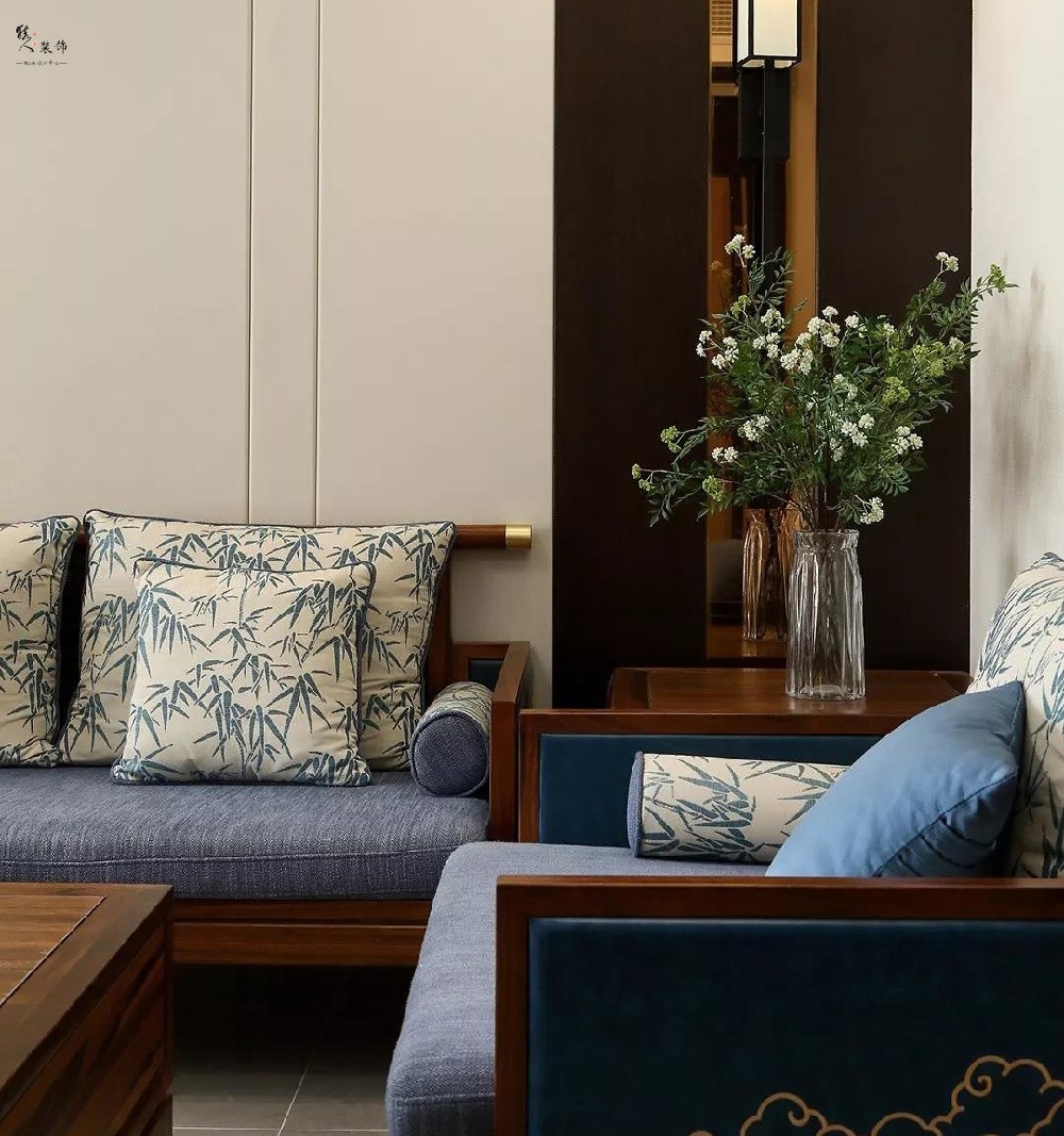 136平新中式，胡桃木家具韻味最顯檔次！16638638