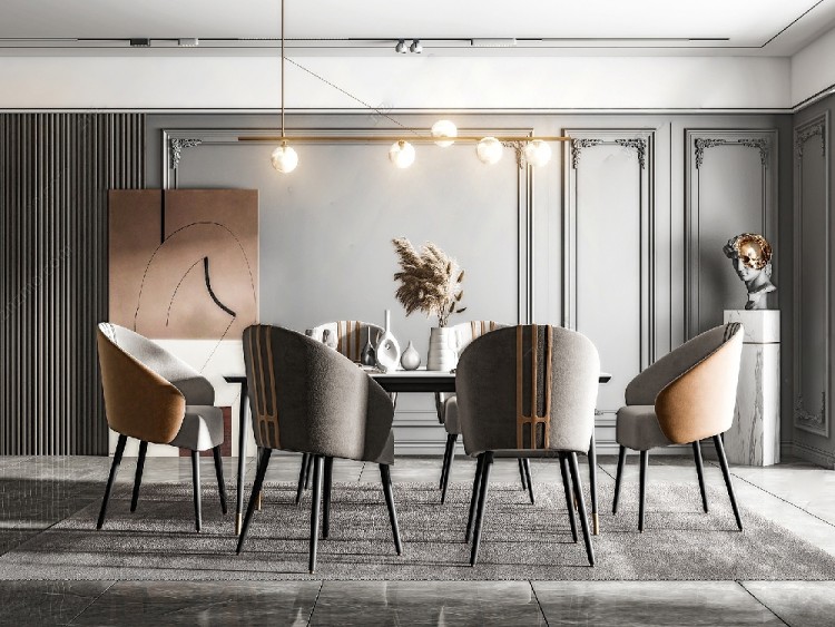 各類電視背景墻輕奢風格