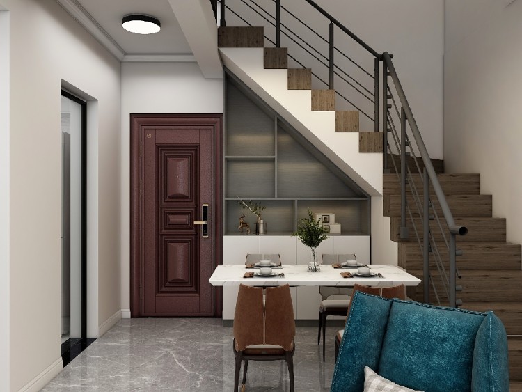 復式二層現代簡約風格