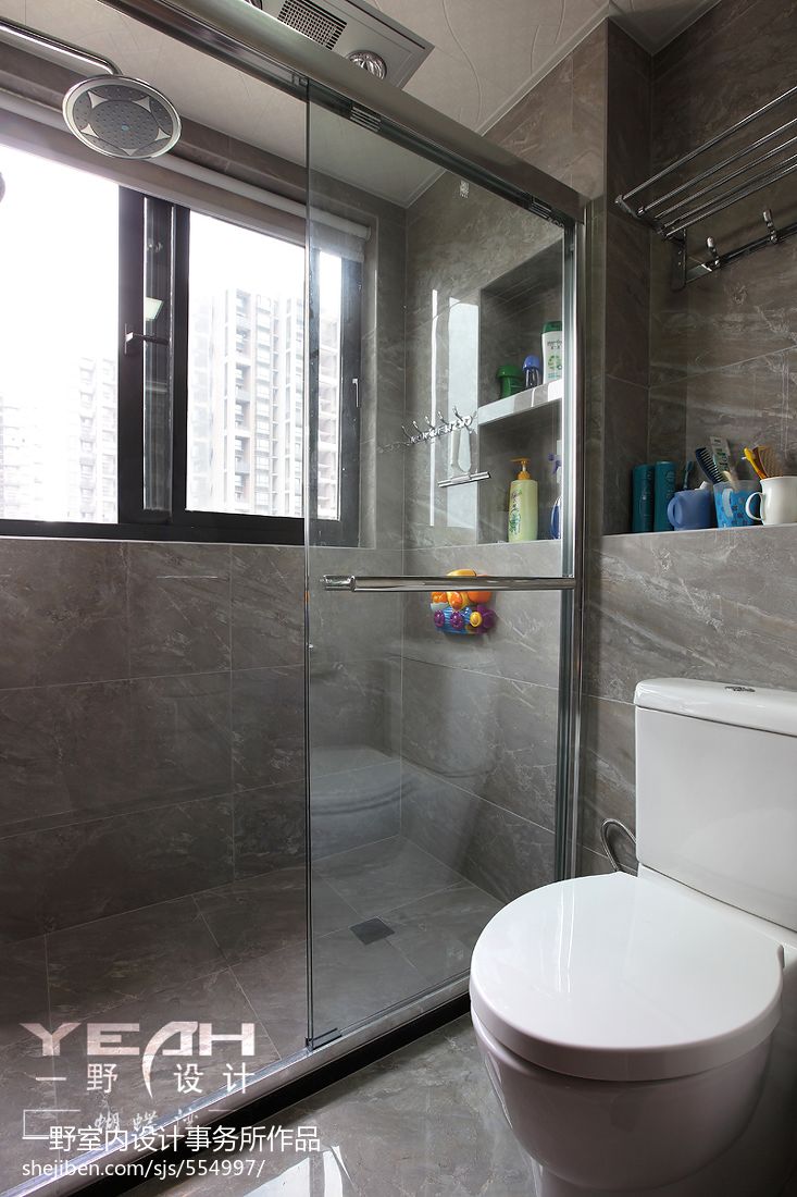 中式風格衛生間隔斷裝修圖