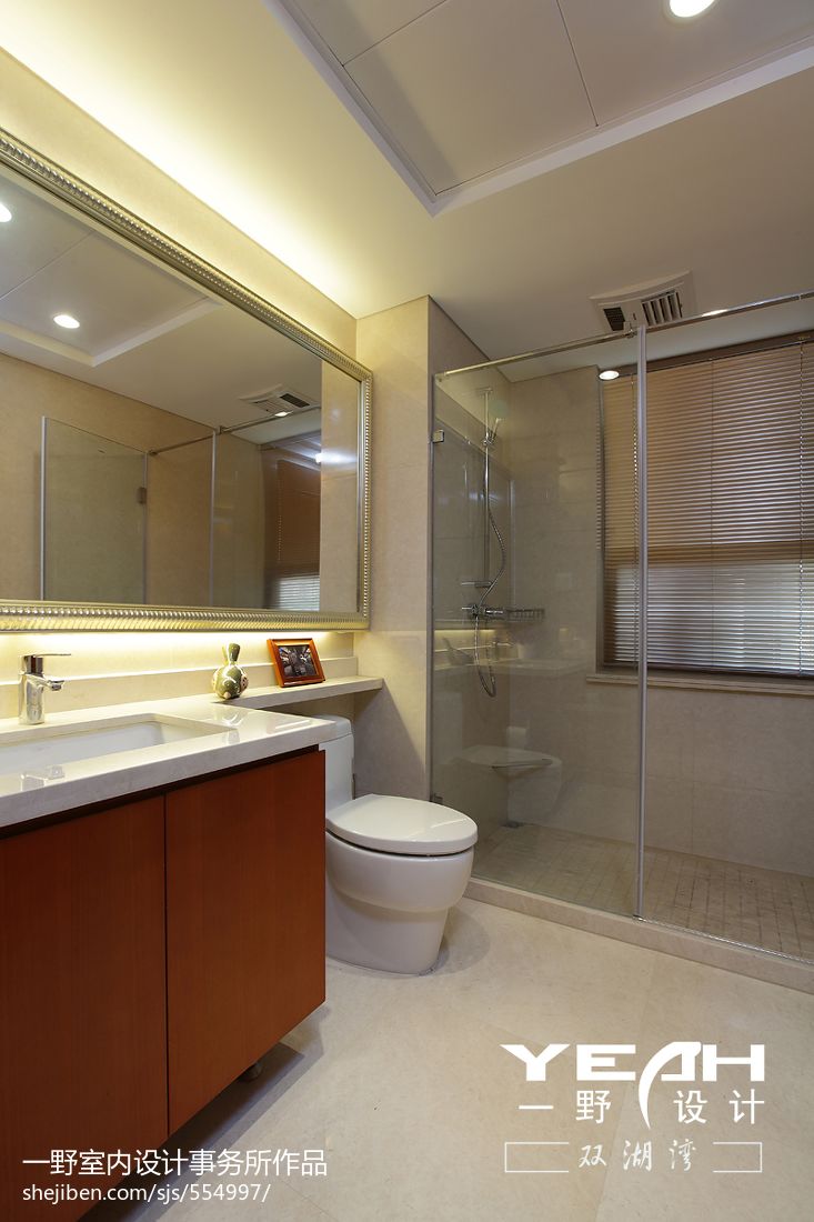 混搭風格衛生間隔斷裝修設計