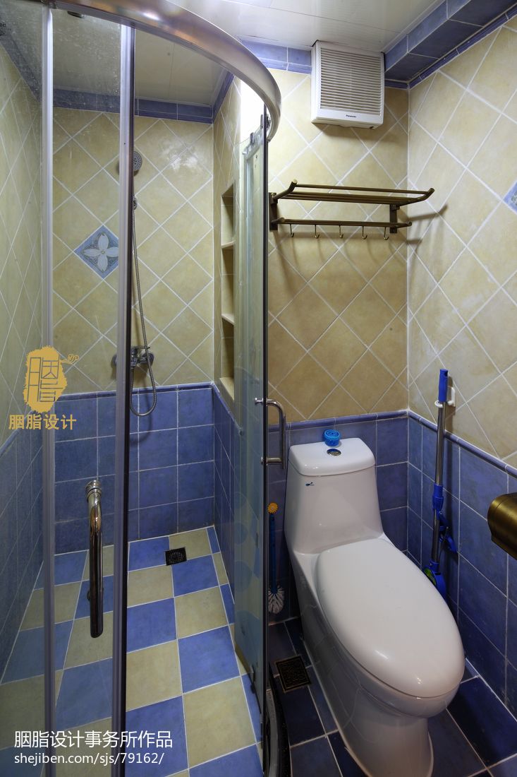 地中海婚房衛生間隔斷裝修效果圖大全