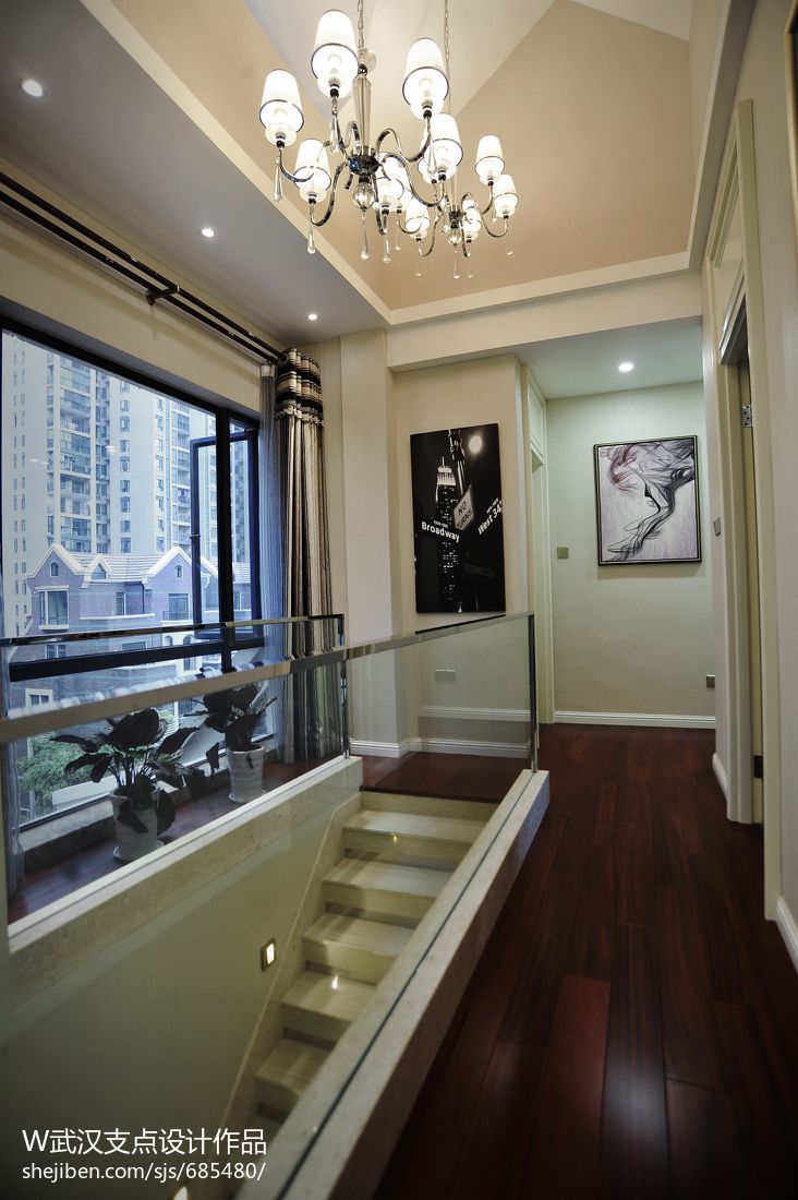 時尚現代復式樓樓梯裝修圖