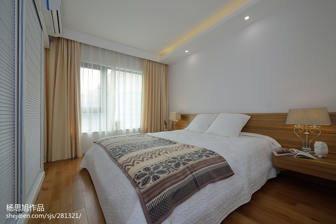 2017現代風格臥室飄窗裝修圖大全