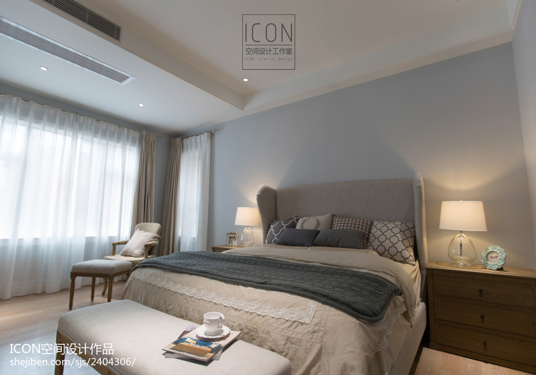 美式風格臥室裝修設計圖片