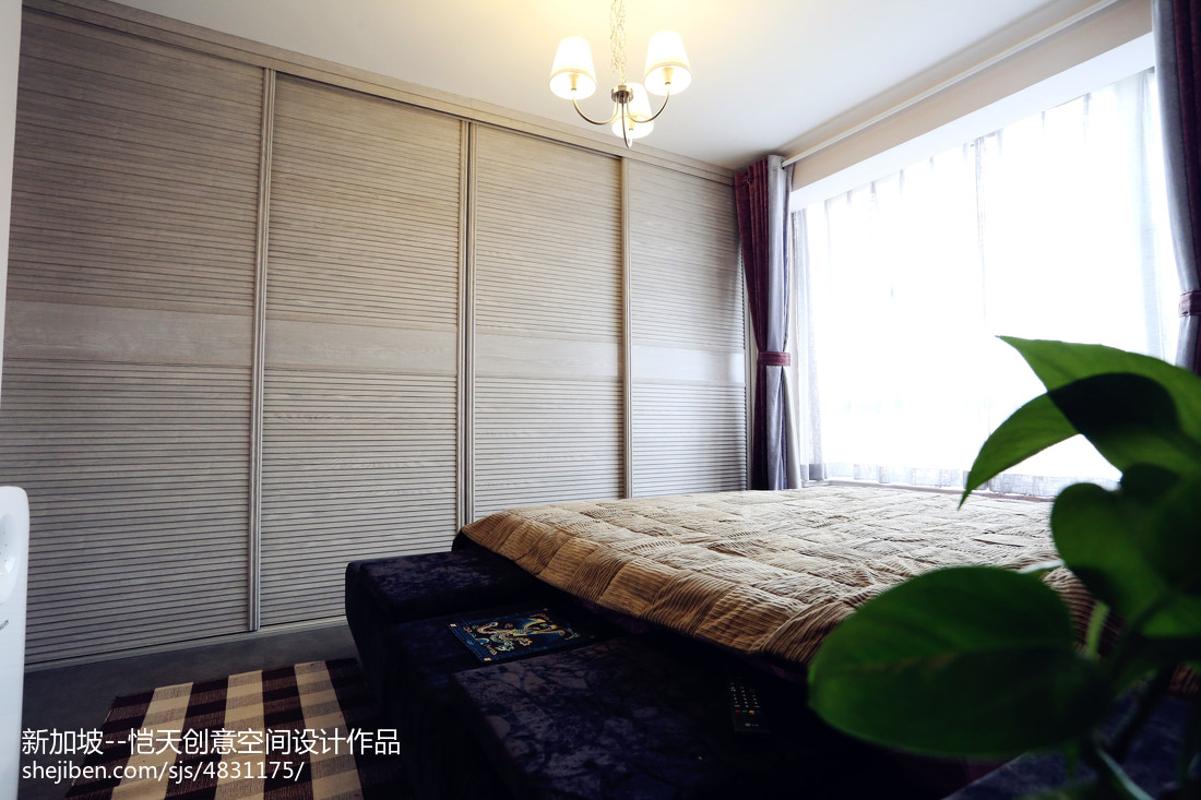 小戶型現代臥室衣柜裝修設計圖片