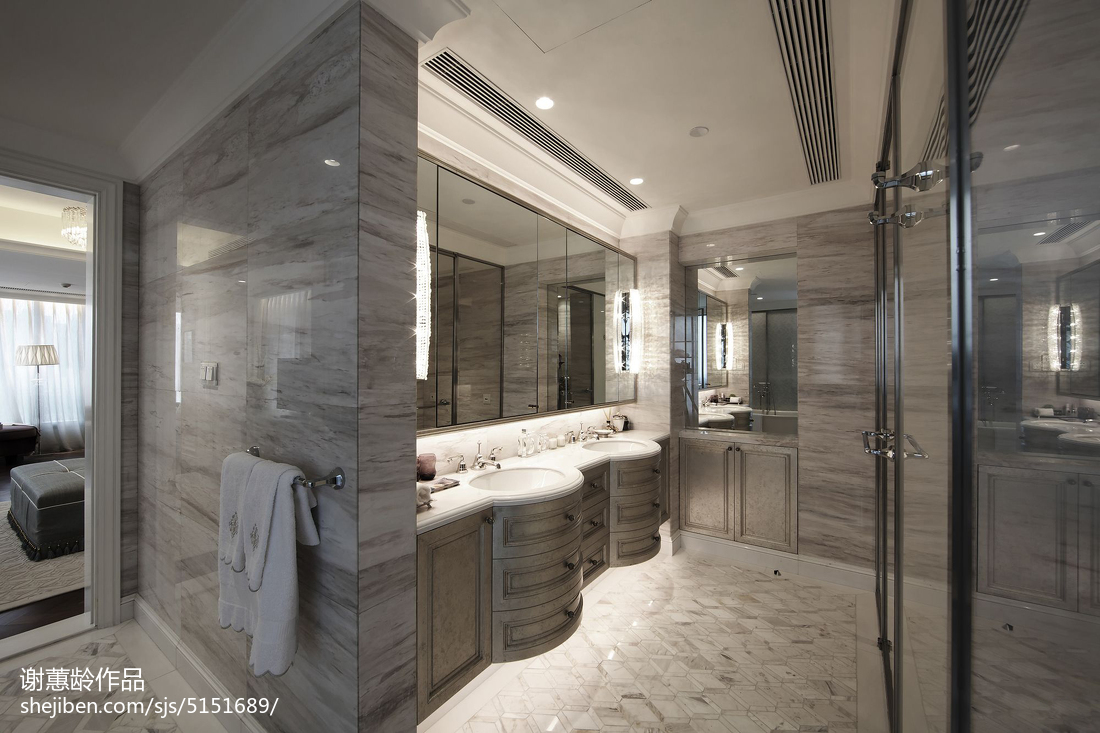 2018精選歐式衛生間裝修設計效果圖片