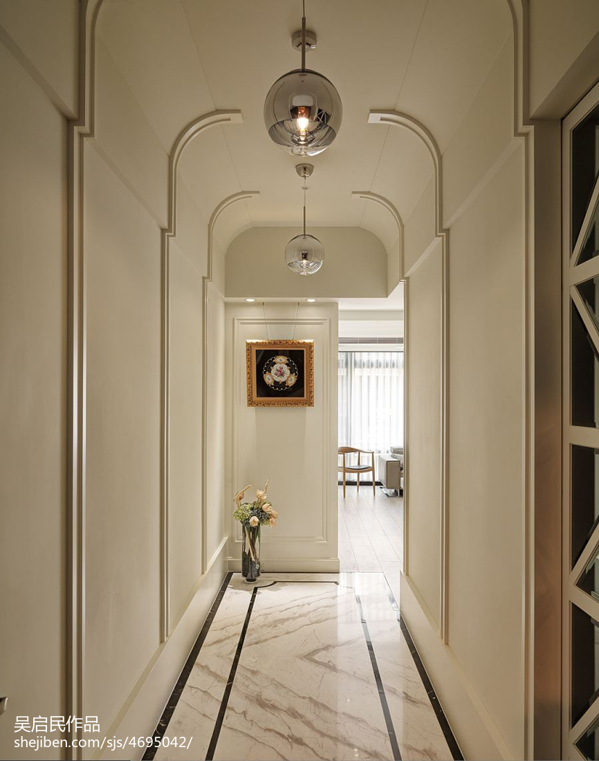 267平住宅美式玄關設計