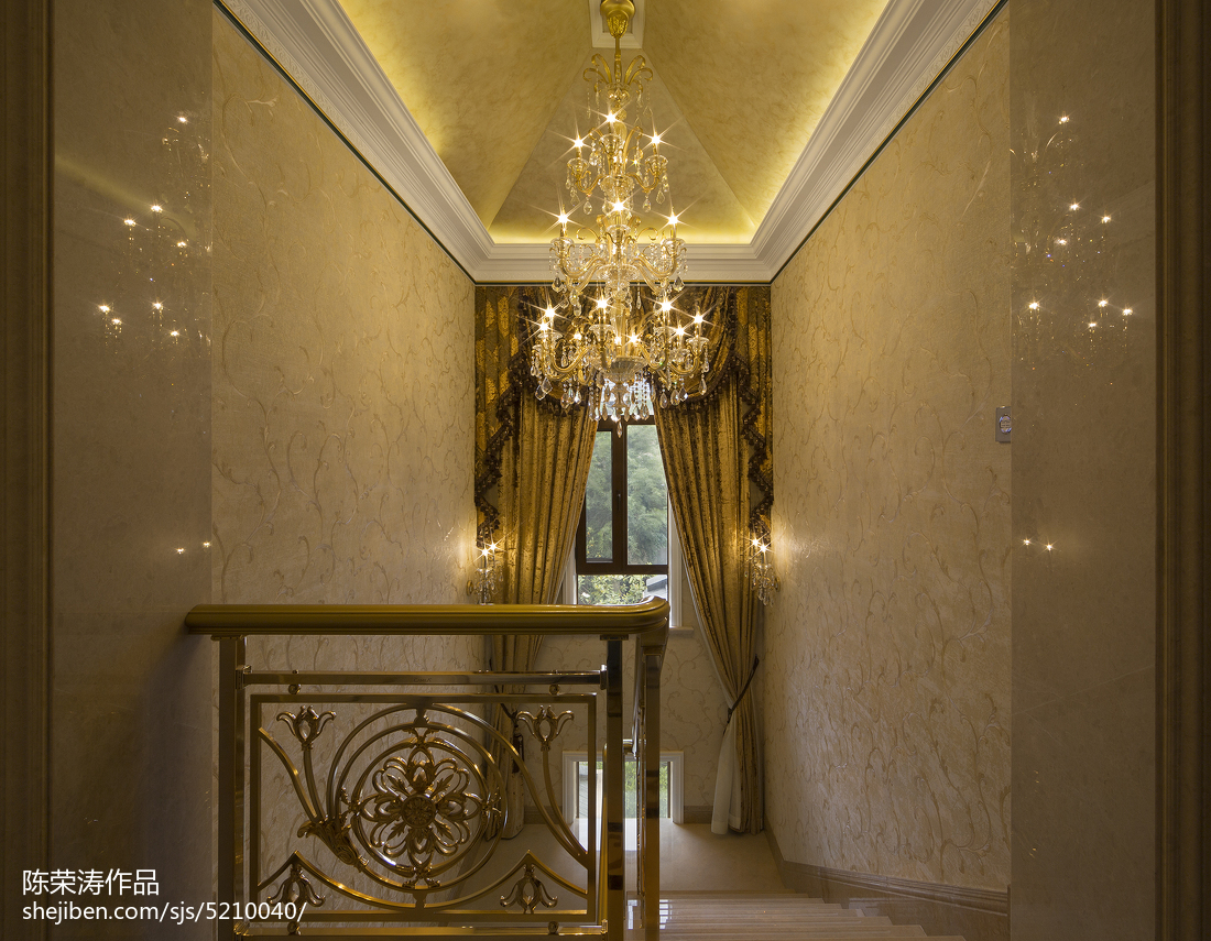 別墅歐式風格樓梯間裝修