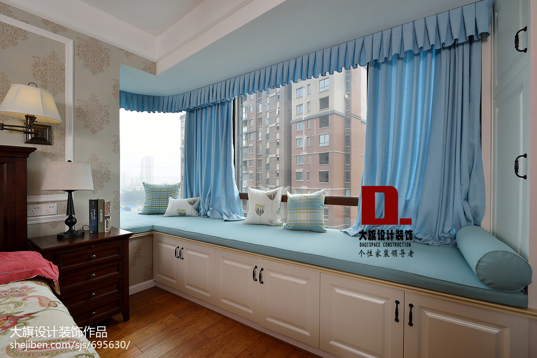 美式飄窗裝修設計