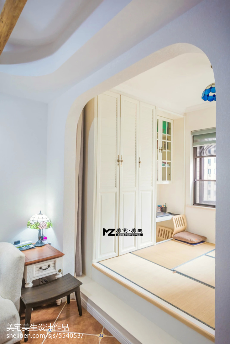 地中海風格窗臺榻榻米裝修圖片