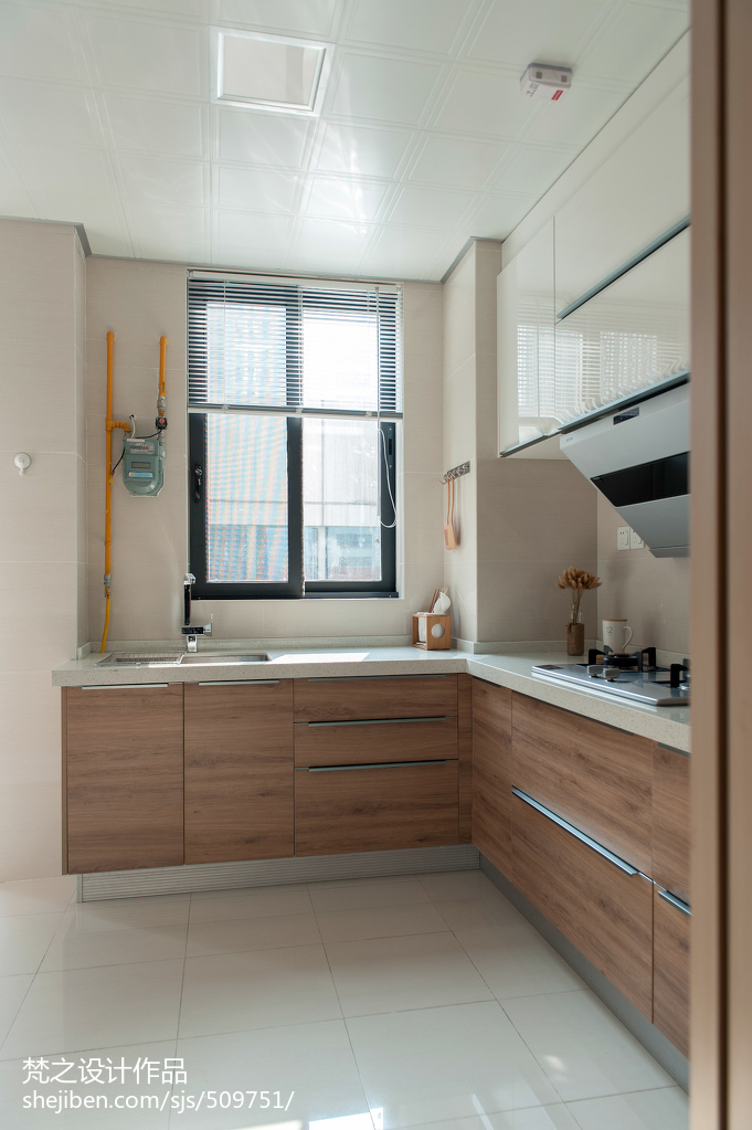 簡約中式廚房效果圖