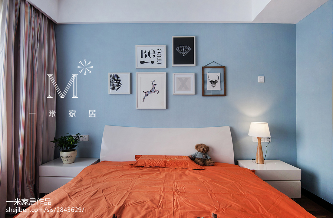 2018135平米四居兒童房中式裝飾圖