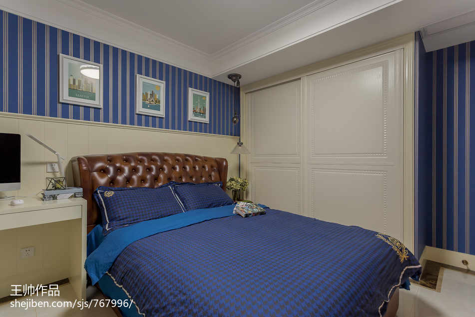 歐式兒童房衣柜裝修效果圖