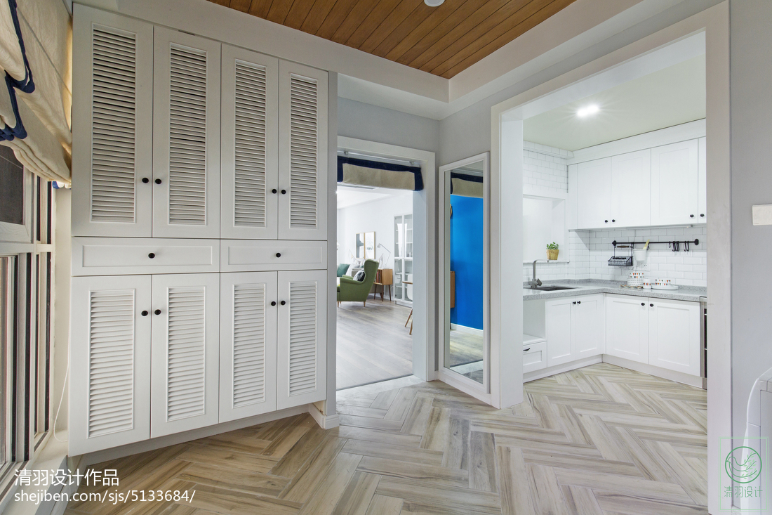 現代簡約玄關鞋柜裝修圖片欣賞