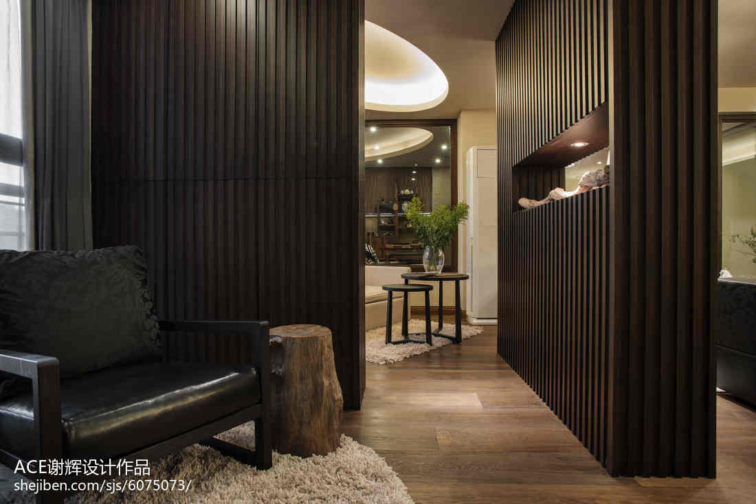 精美144平米中式別墅玄關裝修效果圖