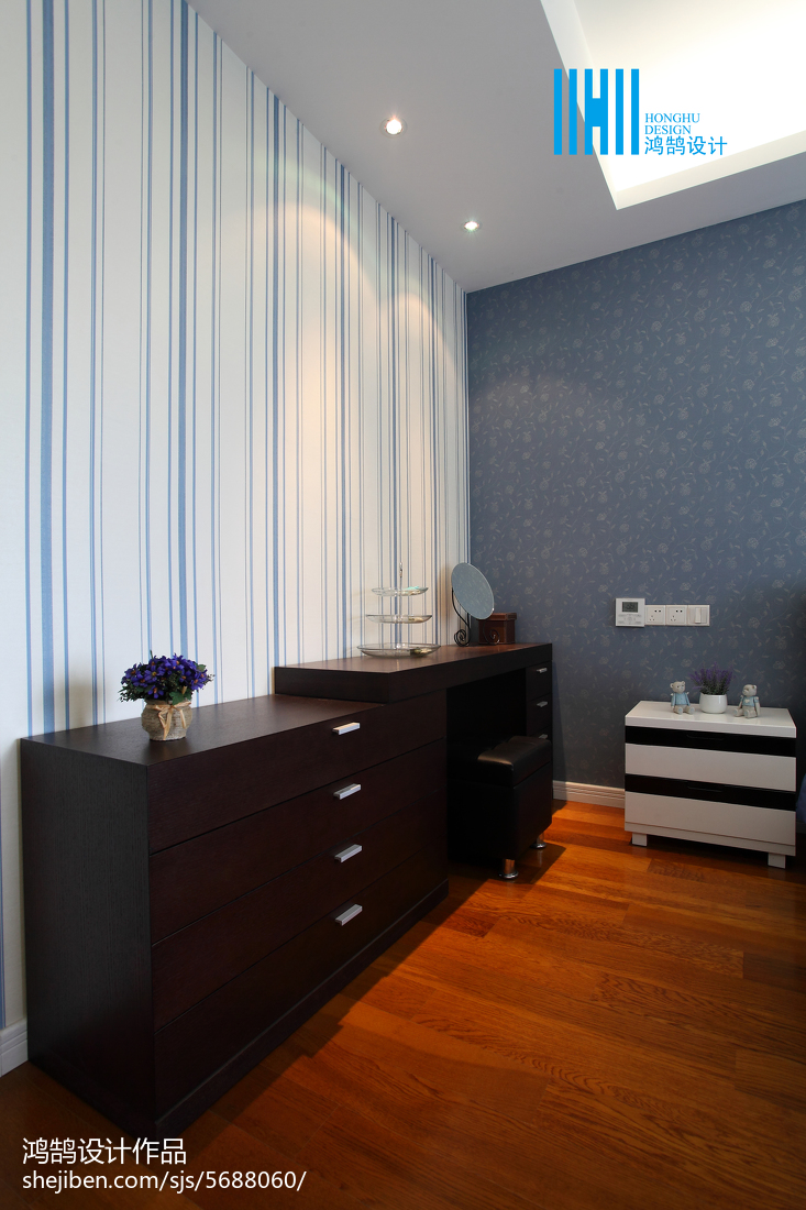 2018精選面積108平簡約三居臥室欣賞圖片