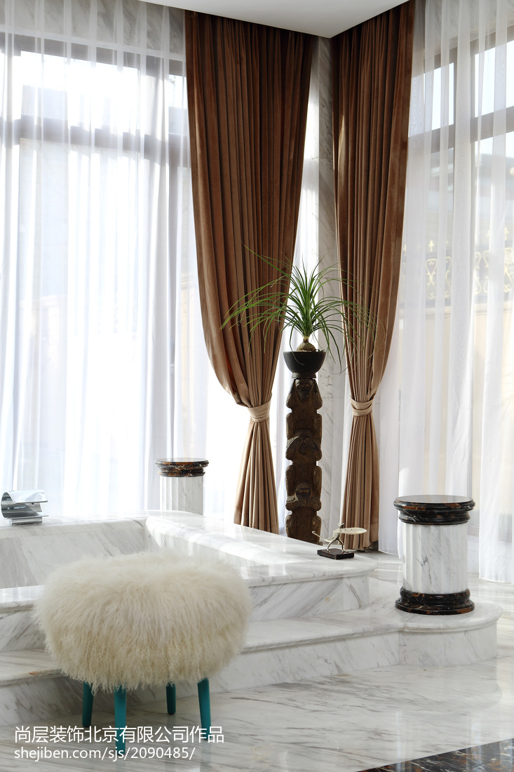 精美面積134平別墅衛生間歐式裝修圖